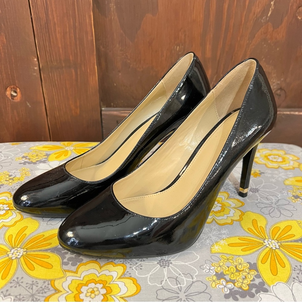 Michael Kors Shiny Black Heels